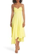 Women's Fame And Partners Dean Handkerchief Hem Dress - Yellow