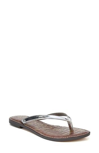 Women's Sam Edelman Gracie Sandal M - Metallic