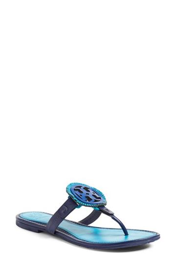 Women's Tory Burch Miller Sandal M - Blue