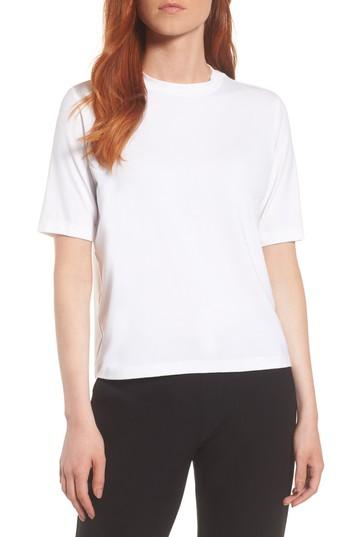 Women's Eileen Fisher Mock Neck Top - White