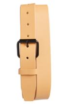 Men's Saturdays Nyc Rockaway Leather Belt, Size - Vegetable Tan