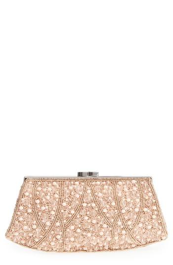 Nordstrom Beaded Rivoli Clutch - Pink