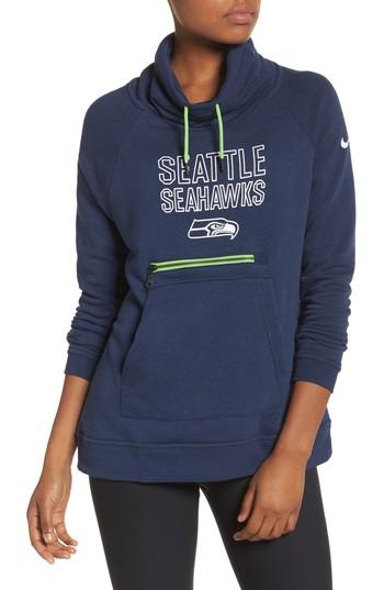 Women's Nike Seattle Seahawks Funnel Hoodie