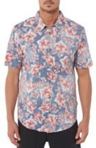 Men's Jack O'neill Luau Regular Fit Short Sleeve Sport Shirt, Size - Blue
