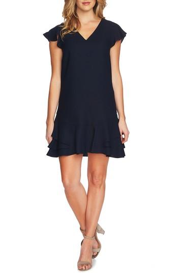 Women's Cece Layla Ruffle Shift Dress - Blue