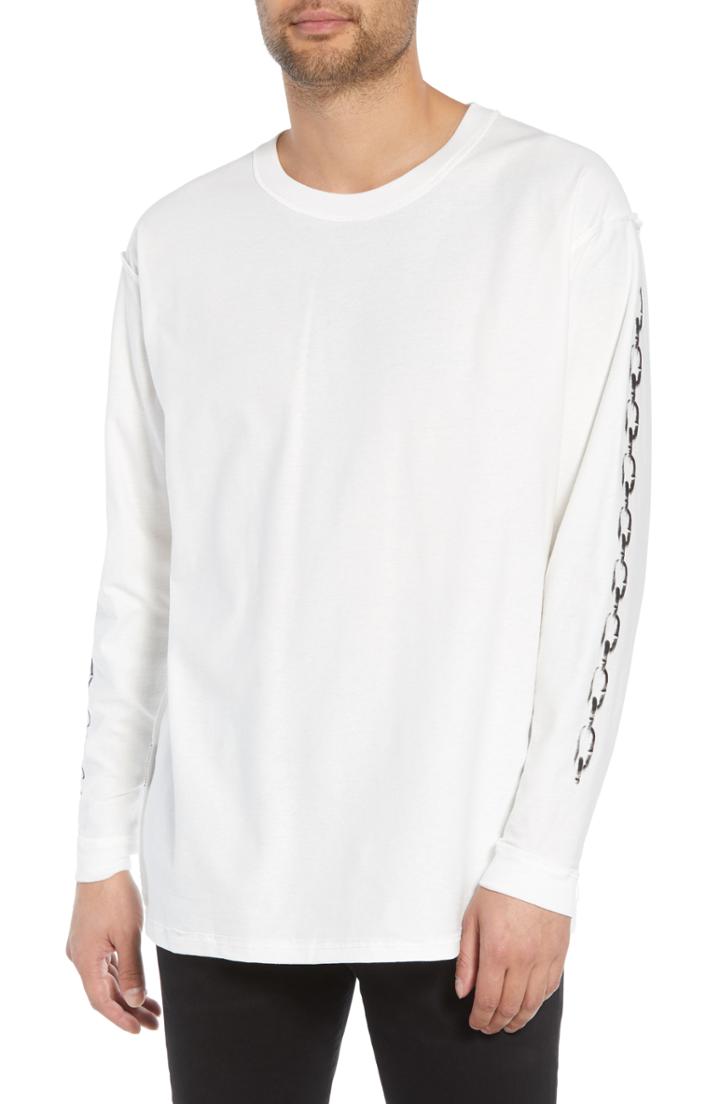 Men's Represent Represent Records Long Sleeve T-shirt - White