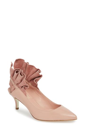 Women's Dahlia Selva Frills For All Slingback Pump .5us / 40.5eu - Pink