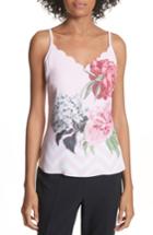Women's Ted Baker London Palace Gardens Scalloped Camisole - Pink