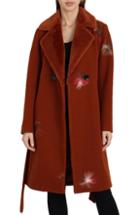 Women's Badgley Mischka Wool Blend Coat