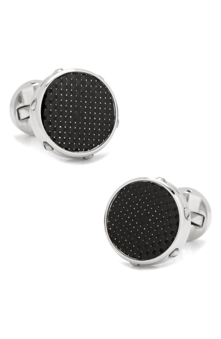 Men's Cufflinks, Inc. Carbon Fiber Cuff Links