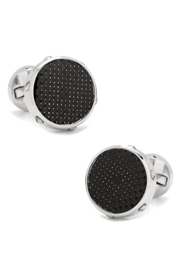 Men's Cufflinks, Inc. Carbon Fiber Cuff Links