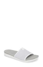 Women's Fitflop Uberknit(tm) Slide Sandal M - White
