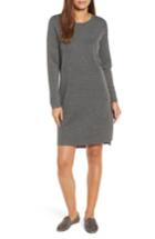 Women's Eileen Fisher Merino Wool Sweater Dress, Size - Grey