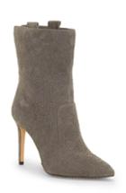 Women's Vince Camuto Korikanta Studded Pointy Toe Boot .5 M - Grey
