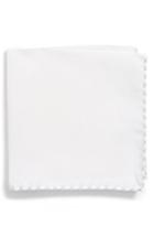 Men's Eleventy Solid Linen Pocket Square