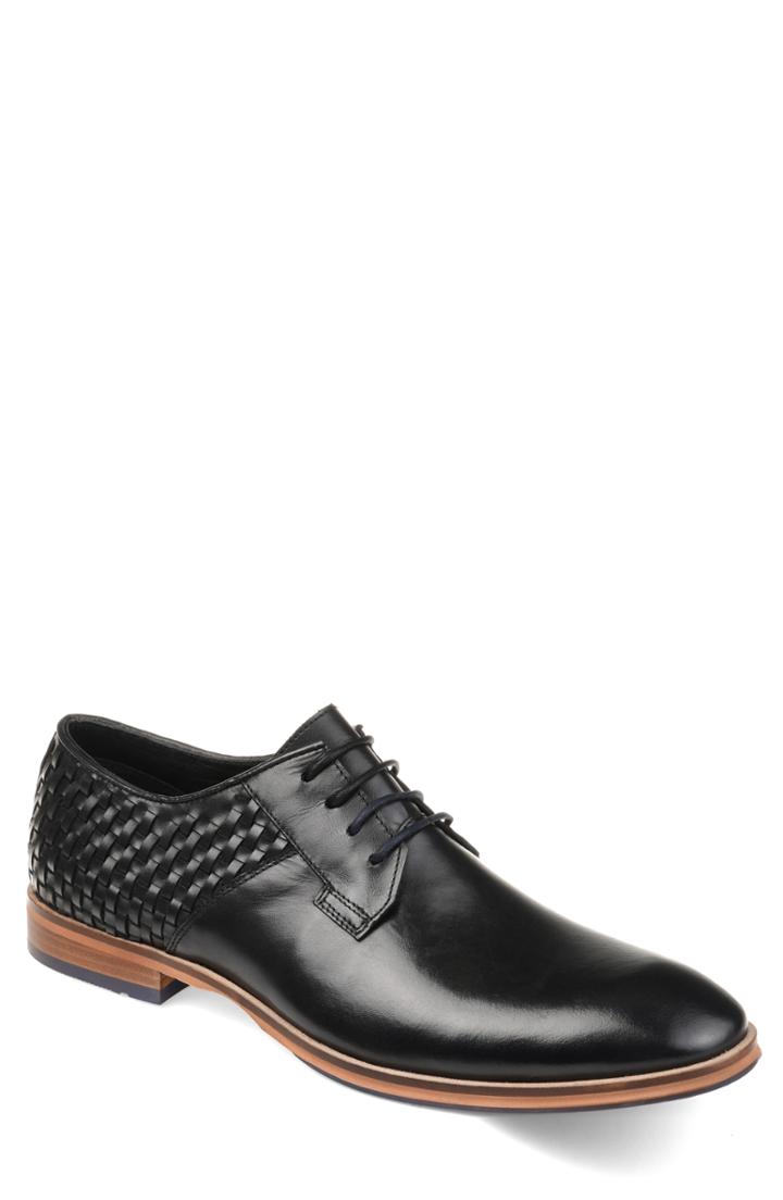 Men's Thomas And Vine Legion Woven Plain Toe Derby M - Black