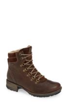 Women's Josef Seibel Sandra 66 Waterproof Lace-up Bootie -5.5us / 36eu - Brown