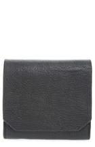 Women's Nordstrom Leather Trifold Wallet - Black