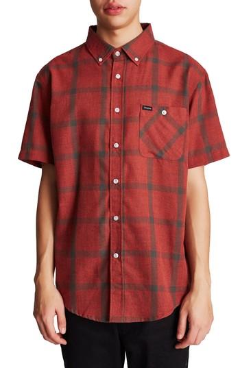 Men's Brixton Howl Woven Shirt - Red