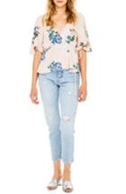 Women's Astr The Label Payton Wrap Blouse - Pink
