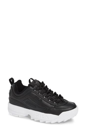 Women's Fila Disruptor Ii Premium Sneaker M - Black