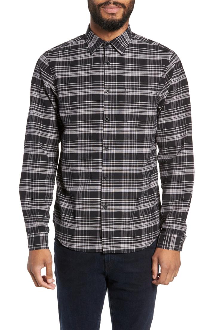 Men's Hope Roy Plaid Sport Shirt Us / 48 Eu - Black