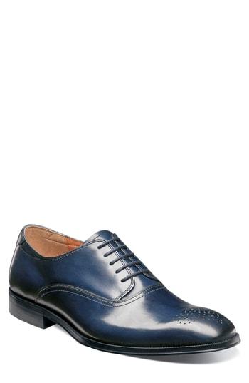 Men's Florsheim Belfast Brogued Derby Eee - Blue