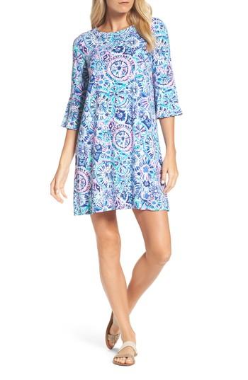Women's Lilly Pulitzer Ophelia Swing Dress, Size - Blue/green