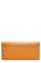 Women's Frye Carson Slim Leather Wallet - Orange