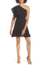 Women's Bb Dakota Toast To Host One-shoulder Minidress - Black