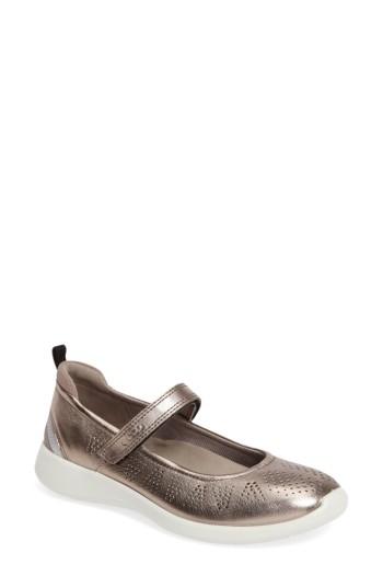 Women's Ecco Soft 5 Mary Jane -4.5us / 35eu - Grey