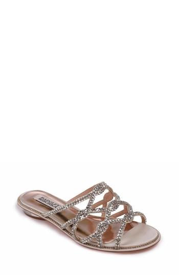 Women's Badgley Mischka Sofie Strappy Sandal M - White