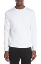 Men's Moncler Logo Sleeve Sweatshirt - White