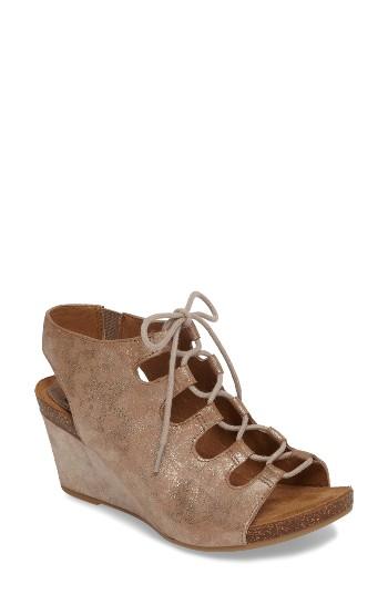 Women's Sofft Maize Wedge Sandal M - Grey