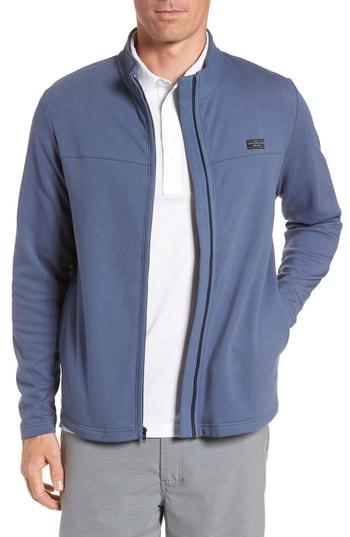 Men's Travis Mathew Koozie Jacket - Blue