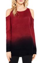 Women's Two By Vince Camuto Cold Shoulder Ombre Sweater - Red