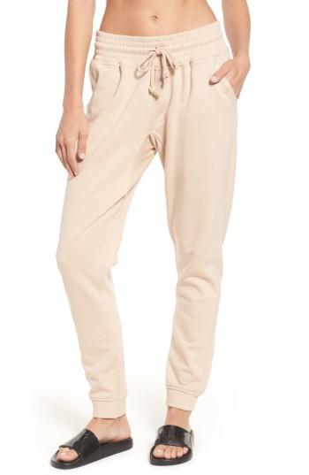 Women's Ivy Park Oversize Washed Jersey Jogger Sweatpants - Pink