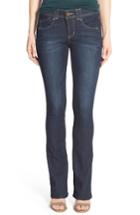 Petite Women's Wit & Wisdom Ab-solution Itty Bitty Bootcut Jeans P - Blue