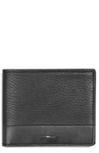 Men's Shinola Bolt Leather Wallet - Black