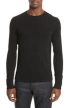 Men's Rag & Bone Gregory Crewneck Sweater, Size - Black