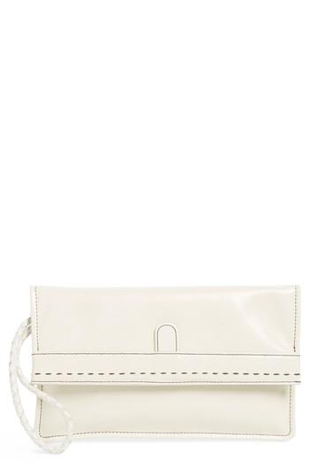 Hobo Arbor Leather Wristlet Clutch - White