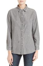 Women's The Great. The Campus Shirt - Grey