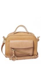 Urban Originals Easy Rider Vegan Leather Crossbody Bag - Brown