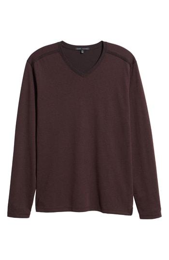 Men's Robert Barakett Flatrock Regular Fit V-neck T-shirt, Size - Red