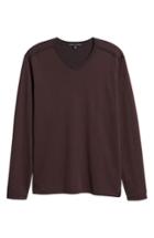 Men's Robert Barakett Flatrock Regular Fit V-neck T-shirt, Size - Red