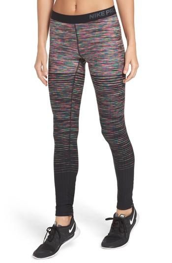 Women's Nike Pro Hyperwarm Training Tights - Blue