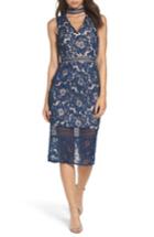 Women's Cooper St Alessandra Lace Choker Midi Dress - Blue