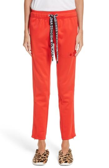 Women's Proenza Schouler Pswl Jersey Track Pants - Red