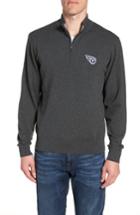 Men's Cutter & Buck Tennessee Titans - Lakemont Fit Quarter Zip Sweater