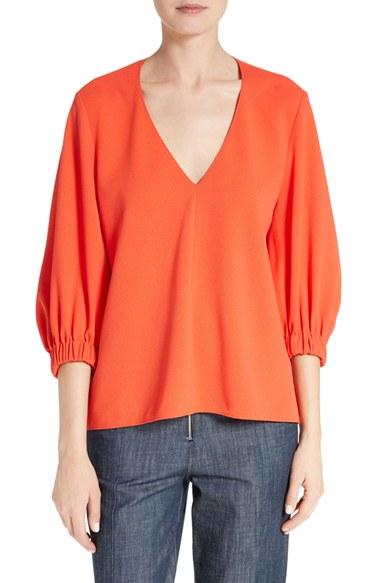 Women's Tibi Crepe Trapeze Top
